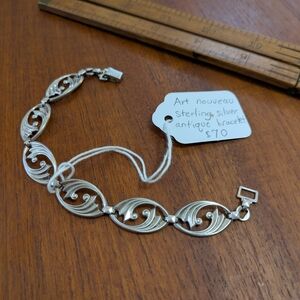 Art Nouveau Sterling Silver Bracelet